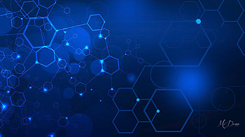 MaDonnas Tech, Firefox theme, blue, abstract, hexagons, technology, circuits, computer HD wallpaper