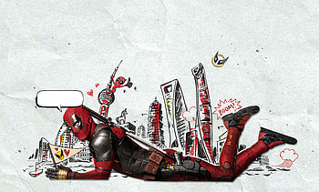 Deadpool & Wolverine — City Mischief Merc with a Claw:, Deadpool & Wolverine HD wallpaper