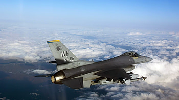 military Aircraft, Airplane, Jets, General Dynamics F 16 Fighting Falcon / and Mobile Backgrounds HD wallpaper