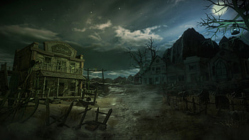 Ghost Town, ArtStation haunted, Ghost town HD wallpaper