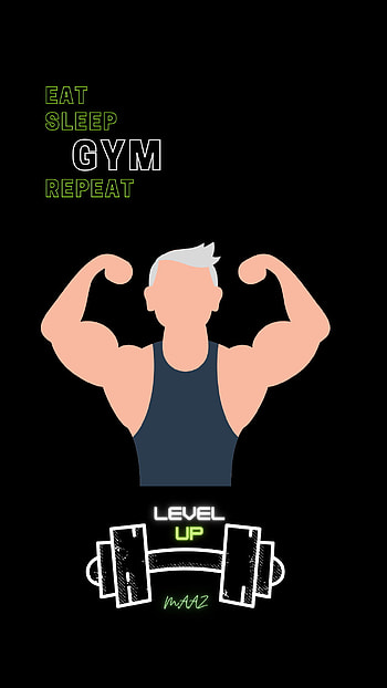 Eat Sleep Gym repeat, fitness HD phone wallpaper