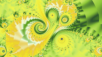 Trippy Psychedelic Fractal, trippy, psychedelic, aesthetic, green, Abstract, fractal, abstract green HD wallpaper