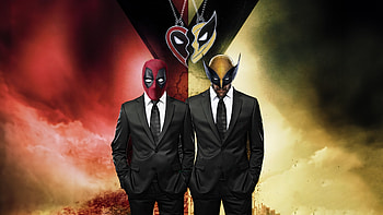 Witnessing The Magic Of Deadpool And Wolverine, deadpool-and-wolverine, deadpool-3, deadpool, wolverine, superheroes, artwork, digital-art HD wallpaper