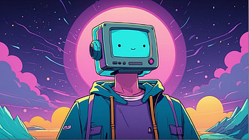 TV Head, TV, head, colorful, Anime, drawing HD wallpaper