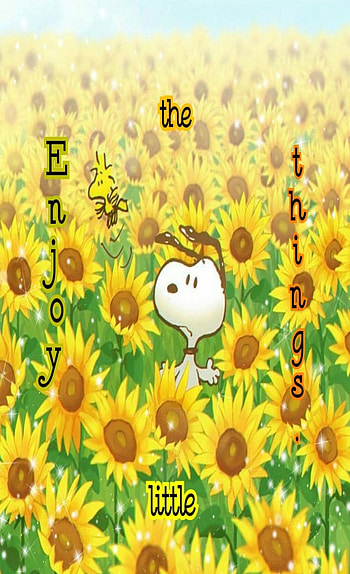 Snoopy Woodstock flowe, petal, grass HD phone wallpaper