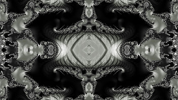 Trippy Psychedelic Fractal, trippy, psychedelic, aesthetic, black, grey, Abstract, fractal, abstract black HD wallpaper