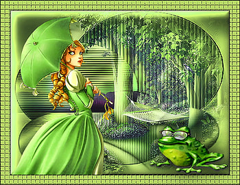 green garden, creation, garden, abstract, fantasy HD wallpaper