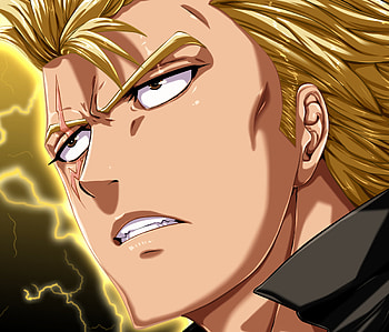 Laxus Dreyar, Fairy Tail series, High definition , Striking background HD wallpaper