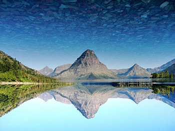 Two Medicine Lake, fun, cool, nature, forest, lake, mountain HD wallpaper