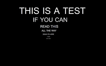 Funny Eye test For HD wallpaper