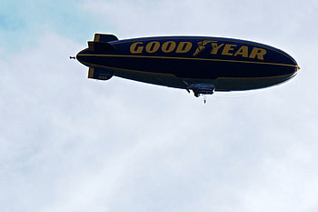 The Goodyear Blimp, spirit of akron, spirit of goodyear, blimp, goodyear HD wallpaper