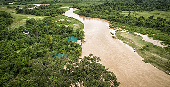 Virunga National Park, Lulimbi Tented Camp, Congo, Luxury HD wallpaper