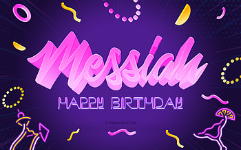 Happy Birtay Messiah, , Purple Party Background, Messiah, creative art, Happy Messiah birtay, Matteo name, Messiah Birtay, Birtay Party Background HD wallpaper
