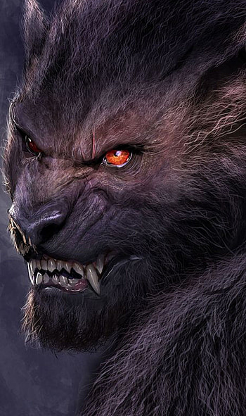 Sign in, Werewolf, Fantasy creatures, Supernatural realm HD phone wallpaper