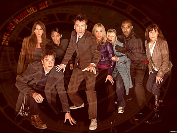 Doctor Who, The Doctor, TARDIS, David Tennant, Billie Piper, John Barrowman, Rose Tyler, Tenth Doctor, ma Agyeman / and Mobile ... HD wallpaper