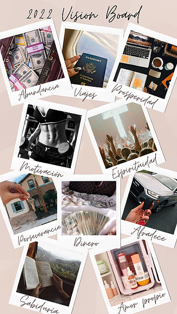 Vision board, amor, crecimiento, prosperidad HD phone wallpaper