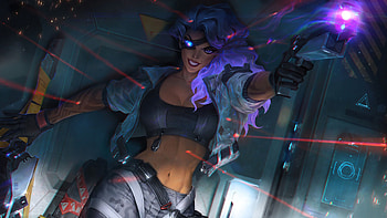 Samira, gunner, video game, League of Legends HD wallpaper