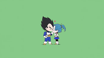 Vegeta And Bulma Love, vegeta, bulma, dragon-ball, anime, minimalism, minimalist, artist, artwork, digital-art HD wallpaper