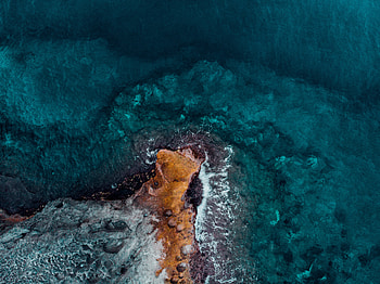 Nature, Water, Stones, View From Above, Shore, Bank, Ocean, Surf HD wallpaper