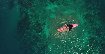 Surfer, float, bikini, women HD wallpaper