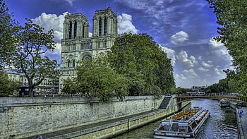 Cities, Rivers, Paris, Building, France, r, Notre Dame Cathedral, Notre Dame De Paris HD wallpaper