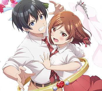 Anime, I'm Getting Married to a Girl I Hate in My Class, Saito Houjou, Akane Sakuramori HD wallpaper