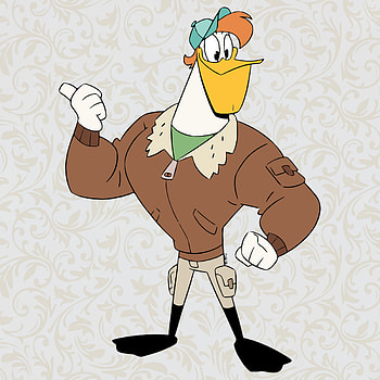Launchpad McQuack, Duck Tales movie, Cartoon SVG, Digital art HD phone wallpaper