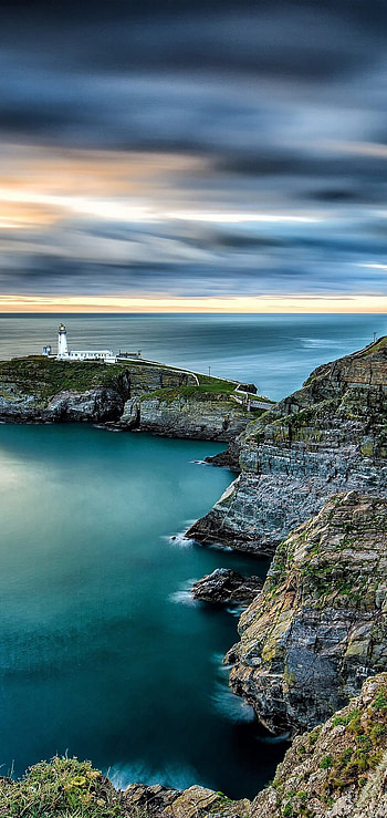 Seascape, Sea horizon, , Coastal serenity HD phone wallpaper