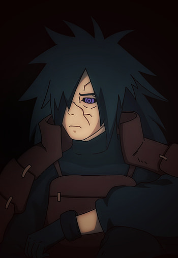 Madara Uchiha, naruto, sasuke, art, black hair, black , dark , anime , anime, naruto shippuden HD phone wallpaper