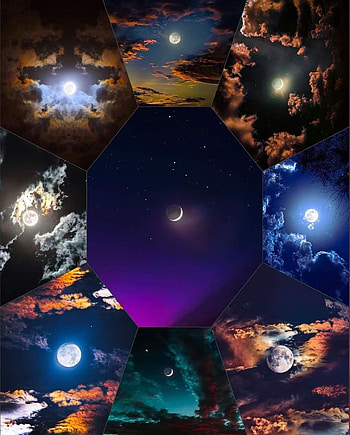 Faces of the moon, Sky, atmosphere, Lunar HD phone wallpaper