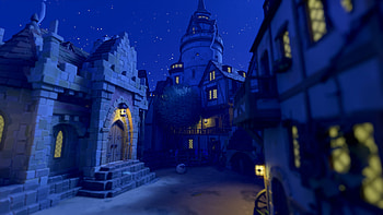 Tiny Glade : Enchanting Night in a Video Game Village, video game, Tiny Glade HD wallpaper