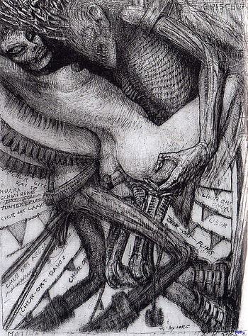H.R. Giger, Visionary artist, Unique aesthetics, Distorted realities HD phone wallpaper