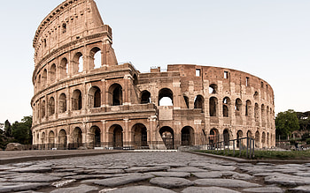 Colosseum, Rome, Landmark, Morning HD wallpaper