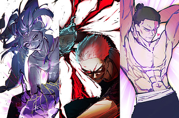 Mahito, Itadori & Todo, Anime, Jujutsu Kaisen, Mahito (Jujutsu Kaisen), Yuji Itadori, Aoi Todo HD wallpaper