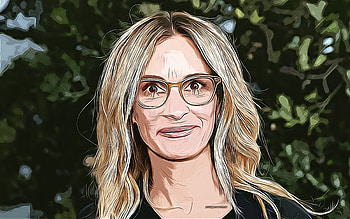 Julia Roberts, , vector art, Julia Roberts drawing, creative art, Julia Roberts art, vector drawing, American actress, Julia Roberts portrait HD wallpaper