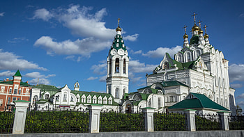 Yoshkar-Ola, Cathedrals HD wallpaper
