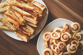 Food, Sweet, Bakery Products, Baking, Plates, Cymbals HD wallpaper