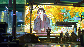 Cyberpunk 2077 Bus Stop , cyberpunk-2077, games, ps-games, xbox-games, pc-games, scifi, artstation, cyberpunk HD wallpaper