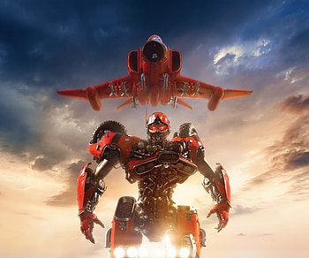 Shatter Decepticon, Bumblebee, robot, aircraft, 2019 HD wallpaper