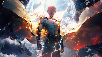 Saitama From Human To God One Punch Man, one-punch-man, anime, artist, artwork, digital-art HD wallpaper