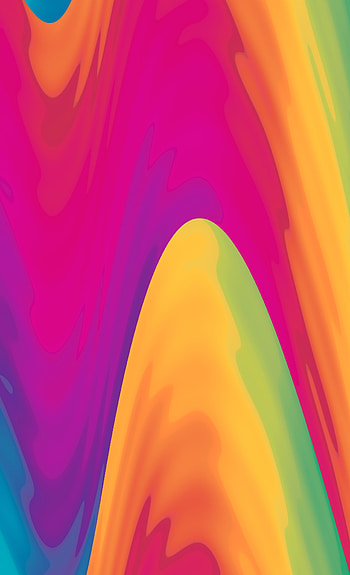 Colorful, fluid waves, abstract, art HD phone wallpaper