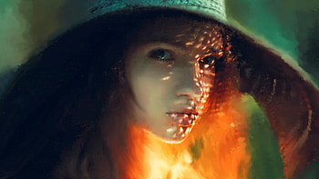 Gorgeous Girl Illustration , artist, artwork, digital-art, deviantart HD wallpaper