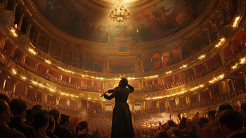 Theater Spotlight Violin -, theater, light, spotlight, violin HD wallpaper