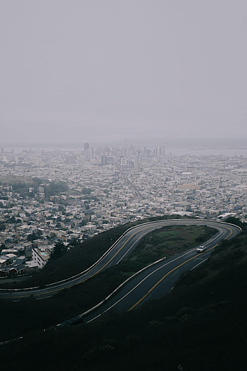 Cities, Gradient, Mosaic, Polygon, Abstraction HD phone wallpaper
