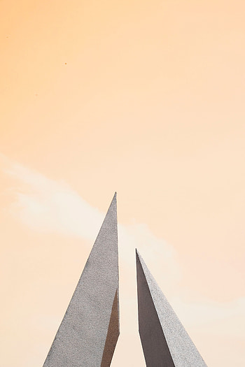 Vertex, Top, Minimalism, Stone, Monument, Acute, Sharp HD phone wallpaper