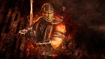 Mortal Kombat Scorpion, mortal-kombat, games, pc-games, xbox-games, ps-games HD wallpaper