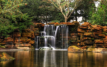 Cascading Falls Plants Waterfalls Nature Cascade Waterfall Live. Waterfalls HD wallpaper