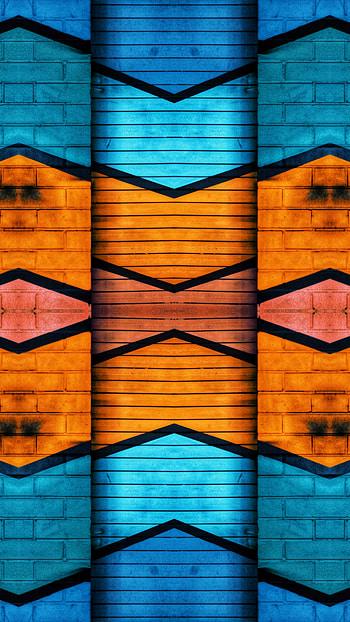 Multicolored, Motley, Pattern, Texture, Textures, Paint, Wall, Geometric HD phone wallpaper