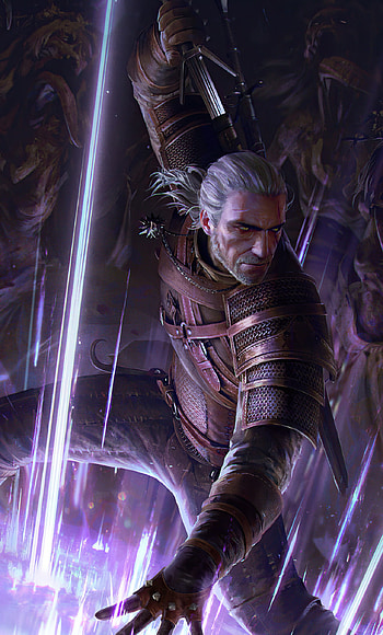 Geralt, art HD phone wallpaper