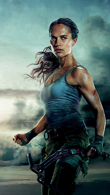 Tomb Raider movie, resolution, High-quality , Action-packed scenes HD phone wallpaper
